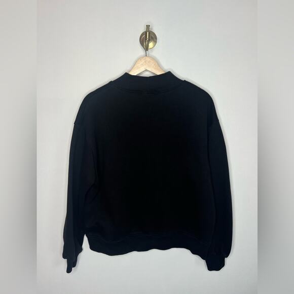 PrettyLittleThing PLT Sport Black Crew/Mock Neck Pullover - Picture 3 of 4
